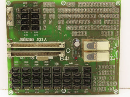 Arburg 533A Terminal Connector Relay Board from Injection Molding Machine