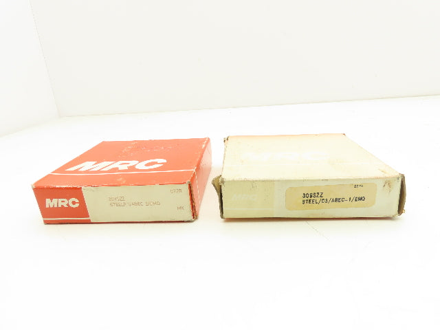 MRC 309SZZ Deep Groove Ball Bearing 45 mm ID 100 mm OD Lot of 2