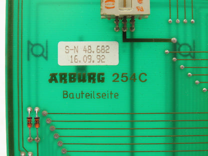 Arburg 254C Circuit Board Slot Card from Injection Molding Machine