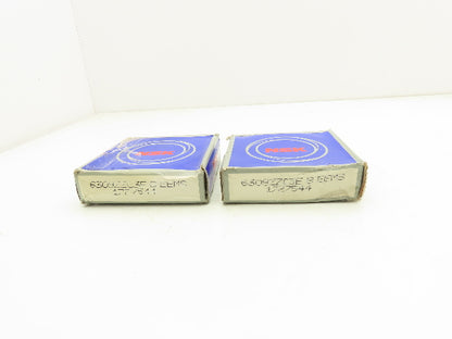 NSK 6309ZZC3 Deep Groove Ball Bearing 45 mm ID 100 mm OD Lot of 2