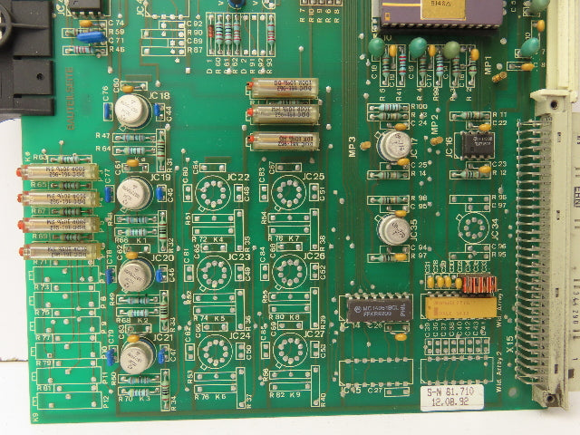 Arburg 399C Circuit Board Slot Card from Injection Molding Machine