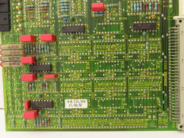 Arburg 460A Circuit Board Slot Card from Injection Molding Machine