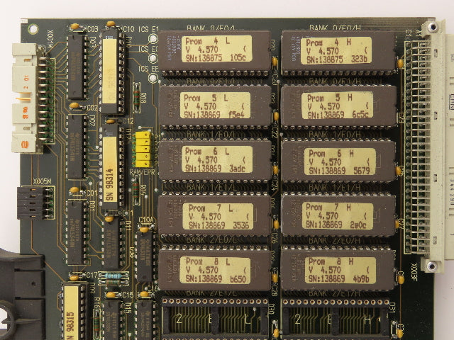 Arburg 526 RAM Memory Board Slot Card from Injection Molding Machine