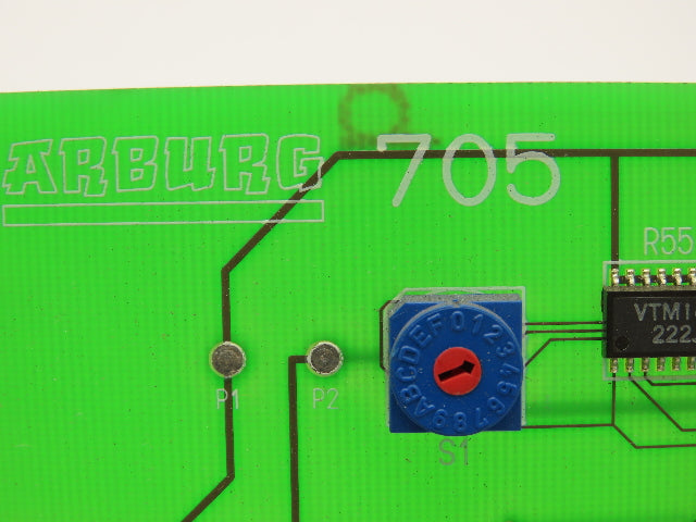 Arburg 705 Circuit Board Slot Card from Injection Molding Machine