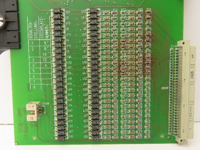 Arburg 705 Circuit Board Slot Card from Injection Molding Machine