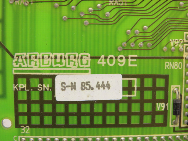 Arburg 409E Circuit Board Slot Card from Injection Molding Machine