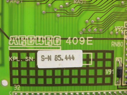Arburg 409E Circuit Board Slot Card from Injection Molding Machine