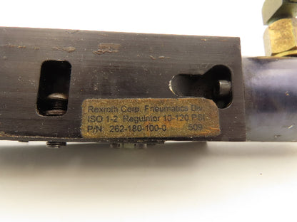 Rexroth 262-180-100-0 Pneumatic Pressure Regulator 10-120 PSI