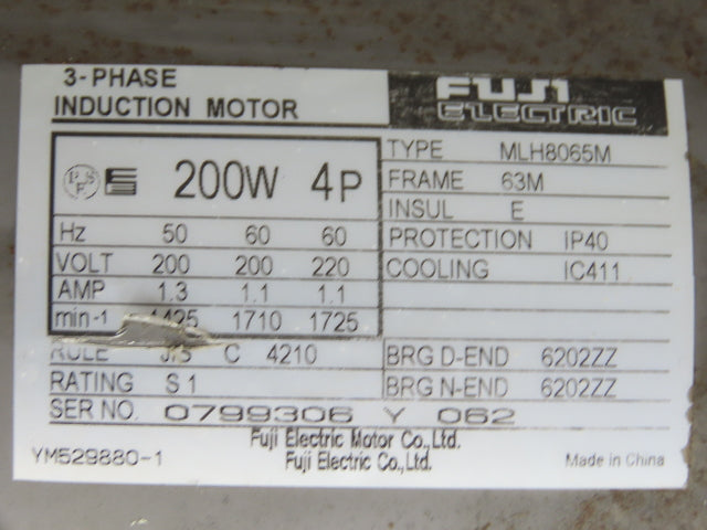 Fulta Electric DBP3M2-3 Tube Axial Blower Fan 12" 1000 CFM 220V 3PH Belt Drive