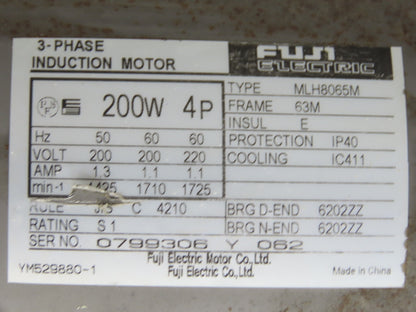 Fulta Electric DBP3M2-3 Tube Axial Blower Fan 12" 1000 CFM 220V 3PH Belt Drive