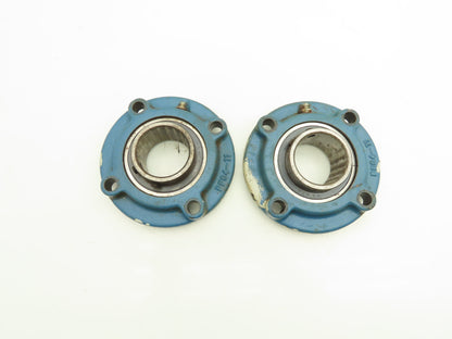 McGill PFC4-11 4-Bolt Flange Mounted Bearing 2-1/4" Bore 3-3/4" OD Lot of 2