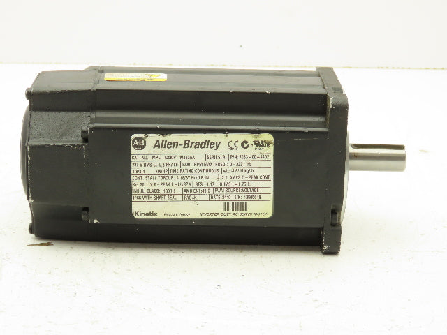 Allen Bradley MPL-A330P-MJ22AA AC Servo Motor 2.4Hp 5000 RPM 230V 3PH