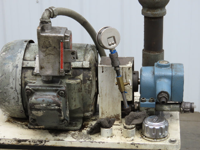 Continental PVR1-8B10 Hydraulic Power Unit 20 Gal 1000psi 8gpm Pump 3Hp 460V