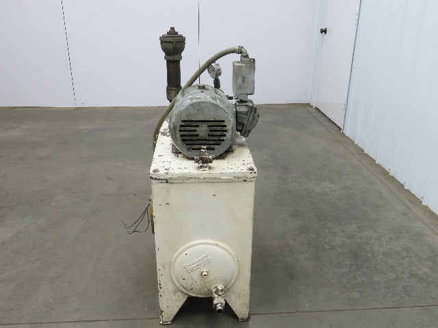 Continental PVR1-8B10 Hydraulic Power Unit 20 Gal 1000psi 8gpm Pump 3Hp 460V