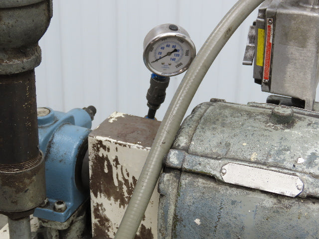 Continental PVR1-8B10 Hydraulic Power Unit 20 Gal 1000psi 8gpm Pump 3Hp 460V