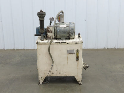 Continental PVR1-8B10 Hydraulic Power Unit 20 Gal 1000psi 8gpm Pump 3Hp 460V