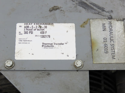 Continental Hydraulic Power Unit 20 Gal 1000psi 8gpm Pump 3Hp 460V w/Oil Cooler