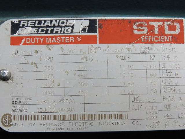 Continental Hydraulic Power Unit 20 Gal 2000psi 8gpm 7.5Hp 460V w/Oil Cooler