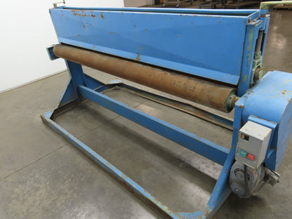 Sheet Metal Straightener 84" Rollers Power Feeder 3 Roll 230/460V 3Ph