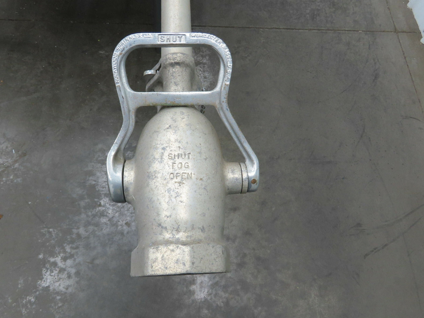 Rockwood Sprinkler WaterFog Fire Hose Nozzle Triple Action Nozzle Aluminum 10'
