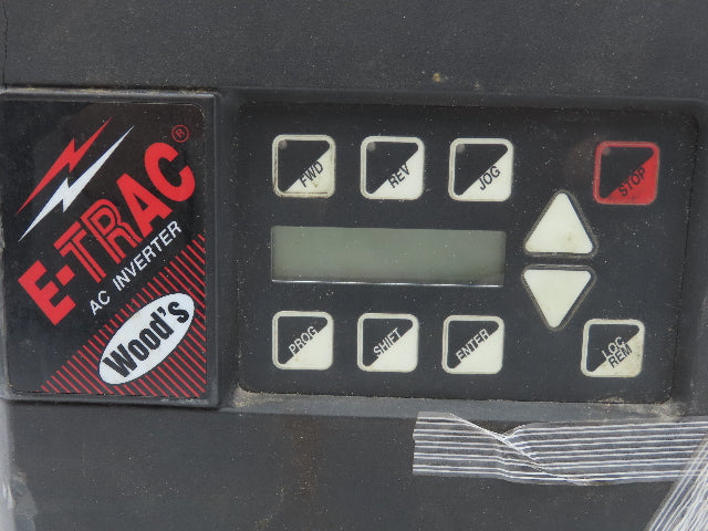 Woods WFC2000-7C E-Trac AC Inverter VFD Drive 230V 1PH to 230V 3PH Output 3/4Hp