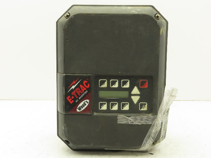Woods WFC2000-7C E-Trac AC Inverter VFD Drive 230V 1PH to 230V 3PH Output 3/4Hp