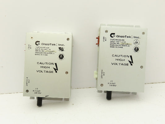 GlobTek GS-400 Dual-High Voltage DC/DC Switching Power Supply 12V Input Lot of 2