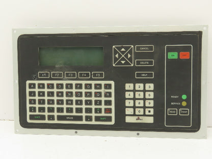 VideoJet Excel Ink Jet Printer Keyboard Interface Panel LCD Display