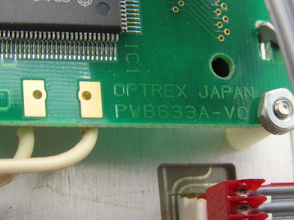 VideoJet Excel Ink Jet Printer Keyboard Interface Panel LCD Display