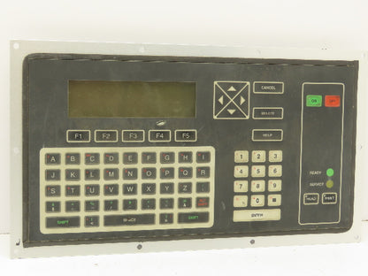 VideoJet Excel Ink Jet Printer Keyboard Interface Panel LCD Display