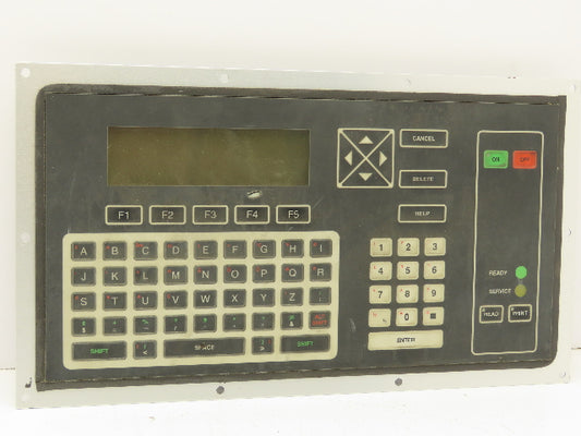 VideoJet Excel Ink Jet Printer Keyboard Interface Panel LCD Display