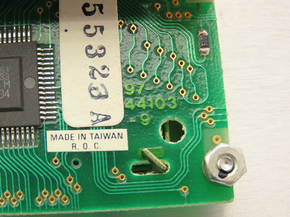 VideoJet Excel Ink Jet Printer Keyboard Interface Panel LCD Display