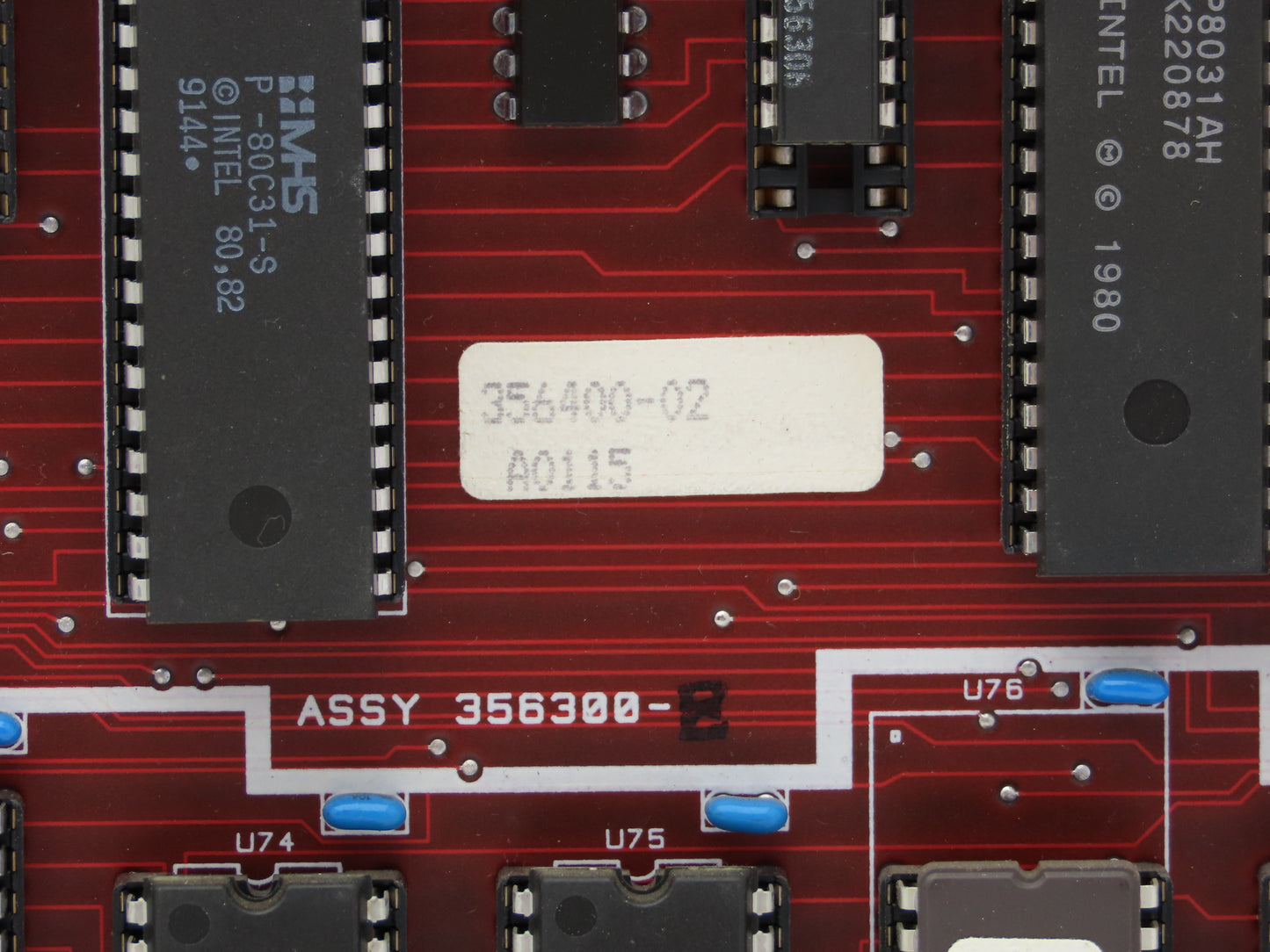 VideoJet Excel Ink Jet Printer Control Panel Mother Board 356400-02