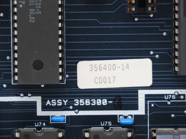 VideoJet Excel Ink Jet Printer Control Panel Mother Board 356400-14