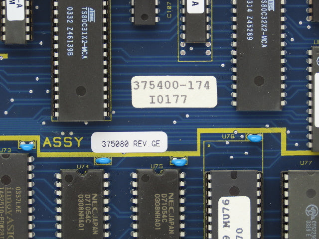VideoJet Excel Ink Jet Printer Control Panel Mother Board 375400-174