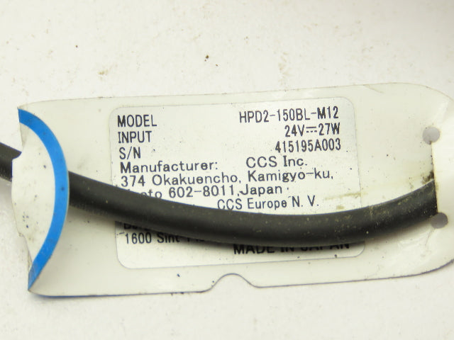 CCS HPD2-150BL Blue Led Lighting Dome Large Outer Diameter 166Mm 24V