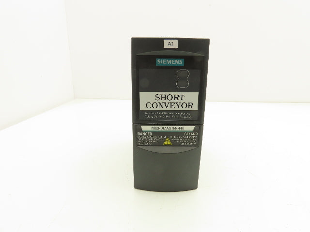 Siemens 6SE6440-2AB12-5AA1 Micromaster 440 VFD Drive Inverter 240V 0.25kW