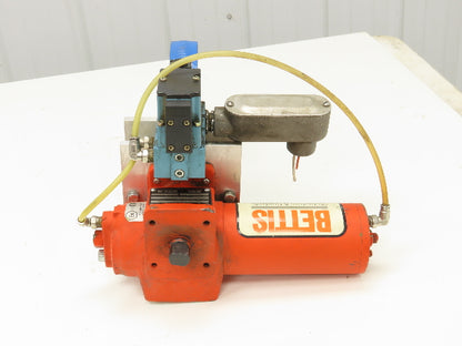 Bettis CBA315 Pneumatic Solenoid Actuated 5" Butterfly Valve 120psi 24VDC