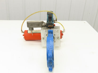Bettis CBA315 Pneumatic Solenoid Actuated 5" Butterfly Valve 120psi 24VDC