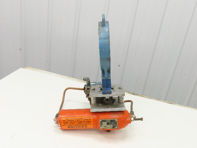 Bettis CB-315 Pneumatic Solenoid Actuated 5" Butterfly Valve 120psi 24VDC