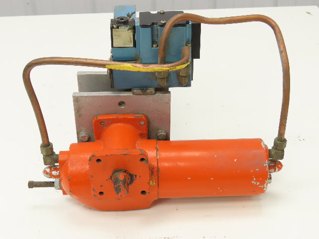 Bettis CB-315 Pneumatic Solenoid Actuated 5" Butterfly Valve 120psi 24VDC