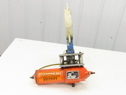 Bettis CB315 Pneumatic Solenoid Actuated 5" Butterfly Valve 120psi 120V