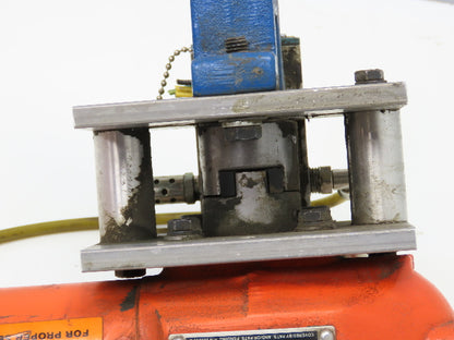 Bettis CB315 Pneumatic Solenoid Actuated 5" Butterfly Valve 120psi 120V