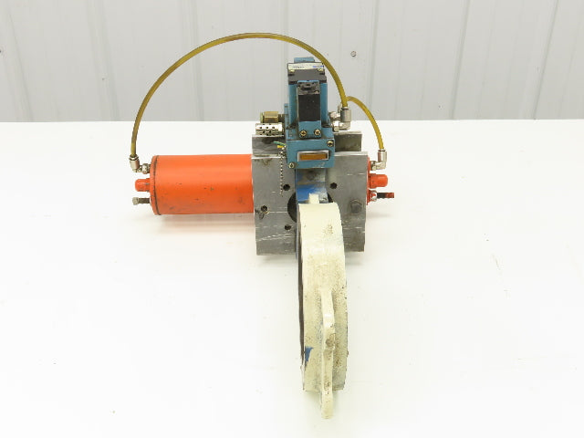 Bettis CB315 Pneumatic Solenoid Actuated 5" Butterfly Valve 120psi 120V