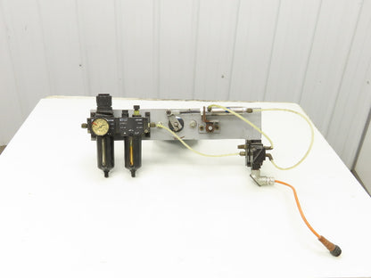 Parker Pneumatic Cylinder Actuated 5" Butterfly Valve 150psi 24VDC Solenoid