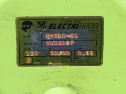 RCS Electripowr MAR10-60 Electric Actuator with 5" Butterfly Valve 120V 90°