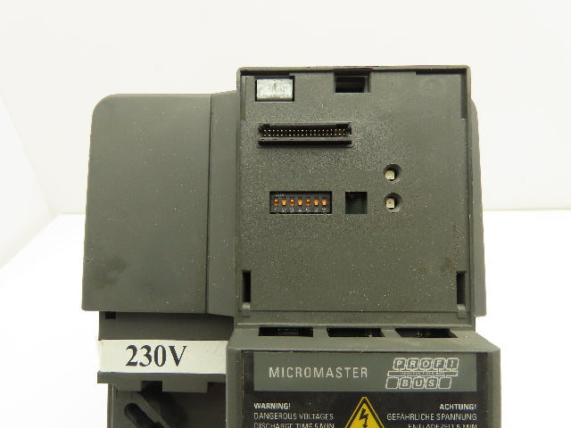 Siemens 6SE6440-2AB21-5BA1 MicroMaster 440 VFD Drive Inverter 1.5kW 240V