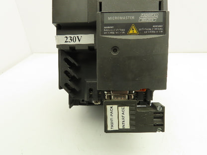 Siemens 6SE6440-2AB21-5BA1 MicroMaster 440 VFD Drive Inverter 1.5kW 240V