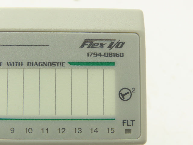 Allen Bradley 1794-OB16D Flex 16-Point 24VDC Source Output Ser A Diagnostic
