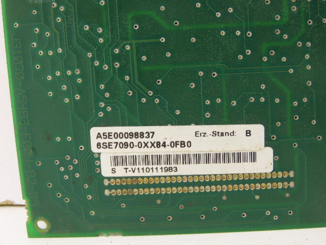 Siemens 6SE7090-0XX84-0FB0 Master Drives Resolver Encoder Board A5E00098837